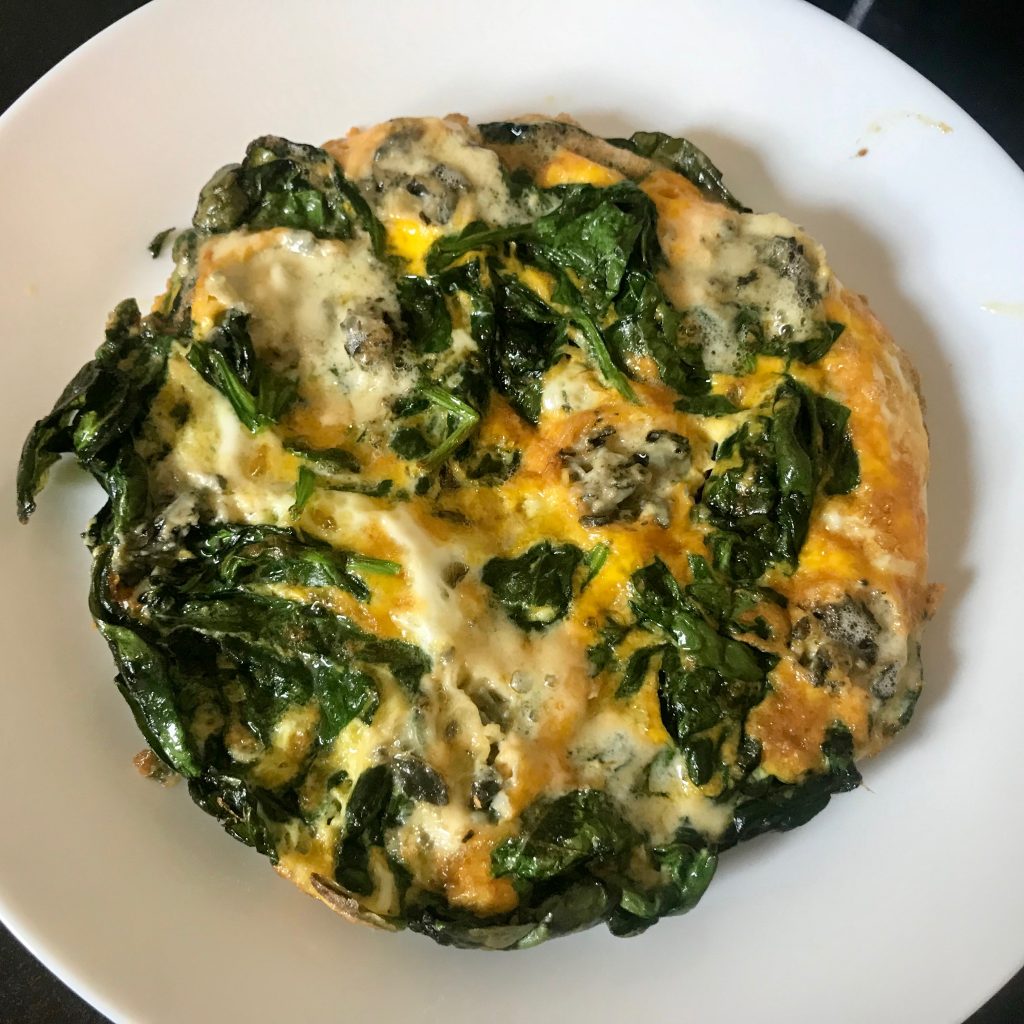 Spinach & Blue Cheese Omelet, Omelette Blue Cheese and Spinach