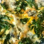 Spinach and Blue Cheese Omelette