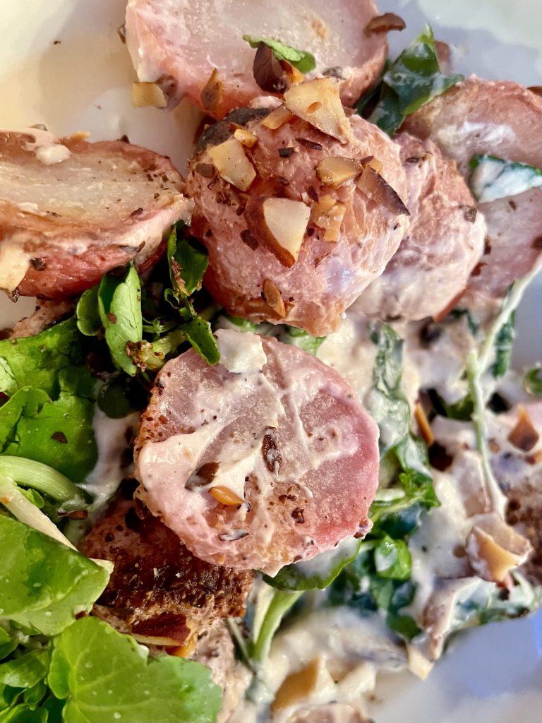 Honey Mustard Radish Salad