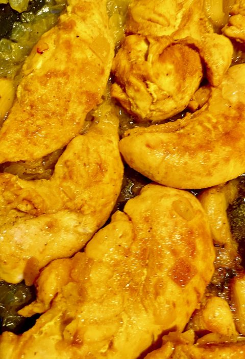 Turmeric and Garlic Chicken