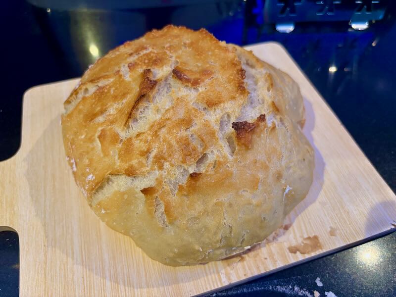 Artisan Bread baked in Dutch Oven