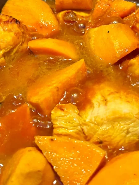 Honey Mustard Chicken with Sweet Potatoes
